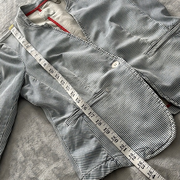 Striped Blue Blazer - Picture 12 of 15